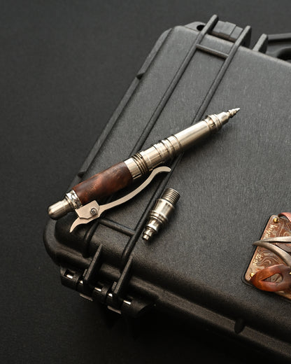 中山英俊 2WAY メカニカル カスタム EDC ボールペン｜SUS303 × ウッド
