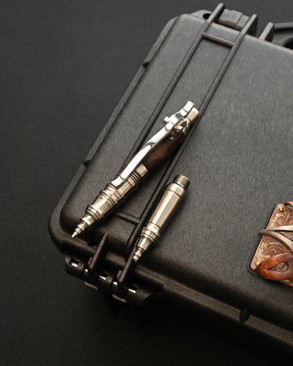 中山英俊 2WAY メカニカル カスタム EDC ボールペン｜SUS303 × ウッド