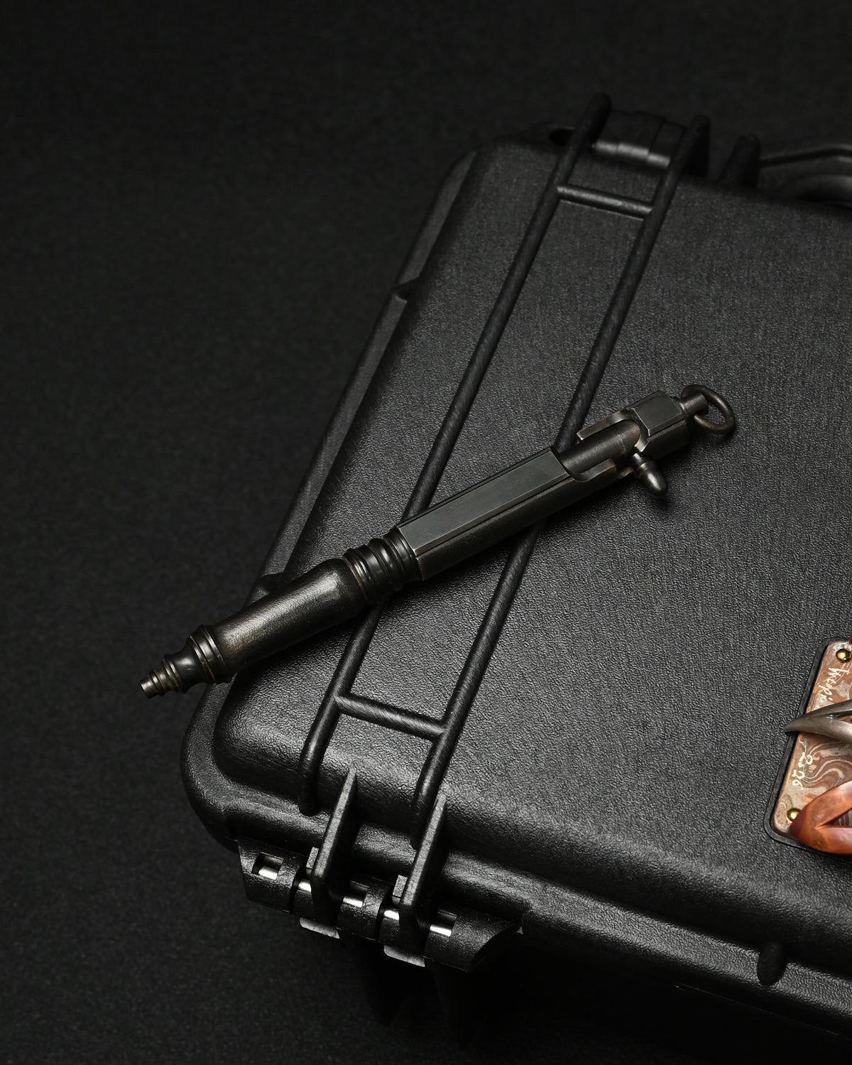 Hidetoshi Nakayama Classic Mechanical Ballpoint Pen – Stainless Steel Sterling Silver Skull
