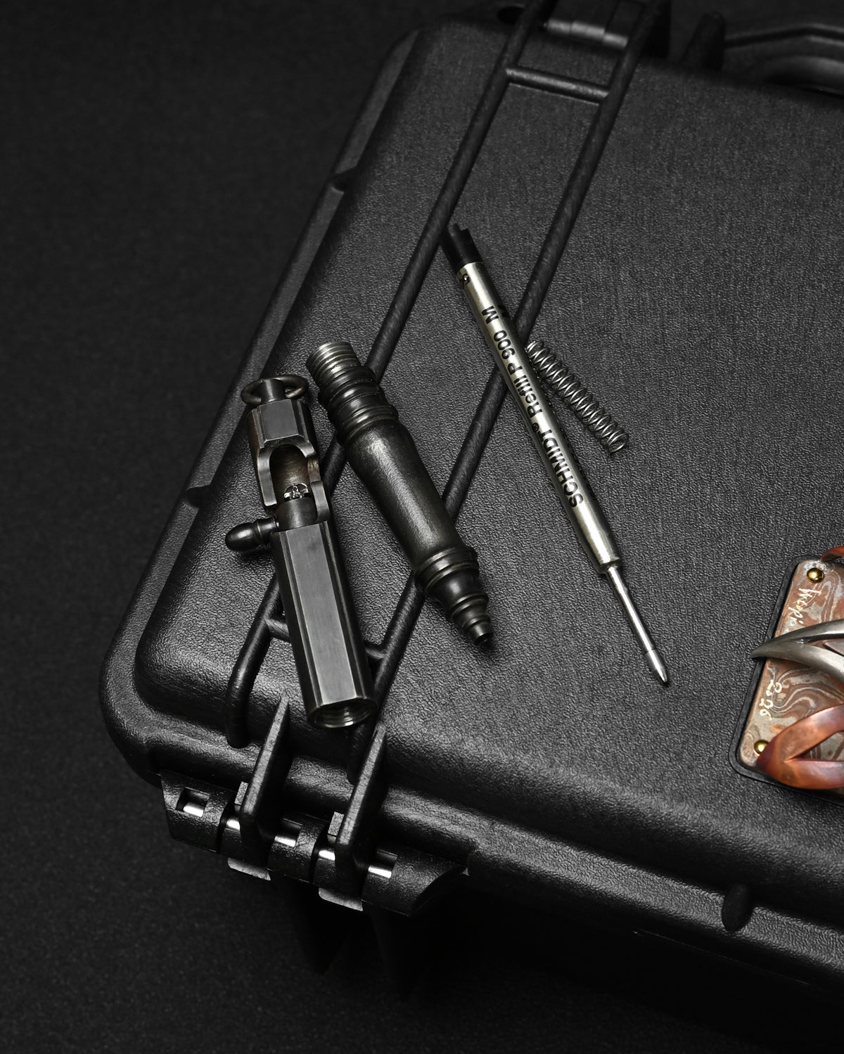 Hidetoshi Nakayama Classic Mechanical Ballpoint Pen – Stainless Steel Sterling Silver Skull