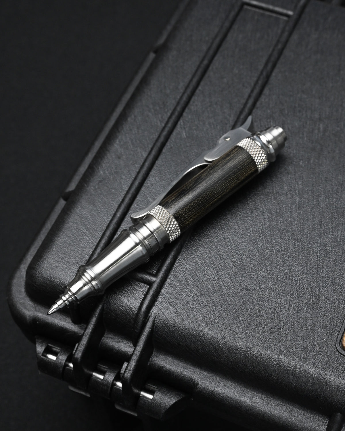 Hidetoshi Nakayama EDC Pen | Stainless Steel & Black Micarta