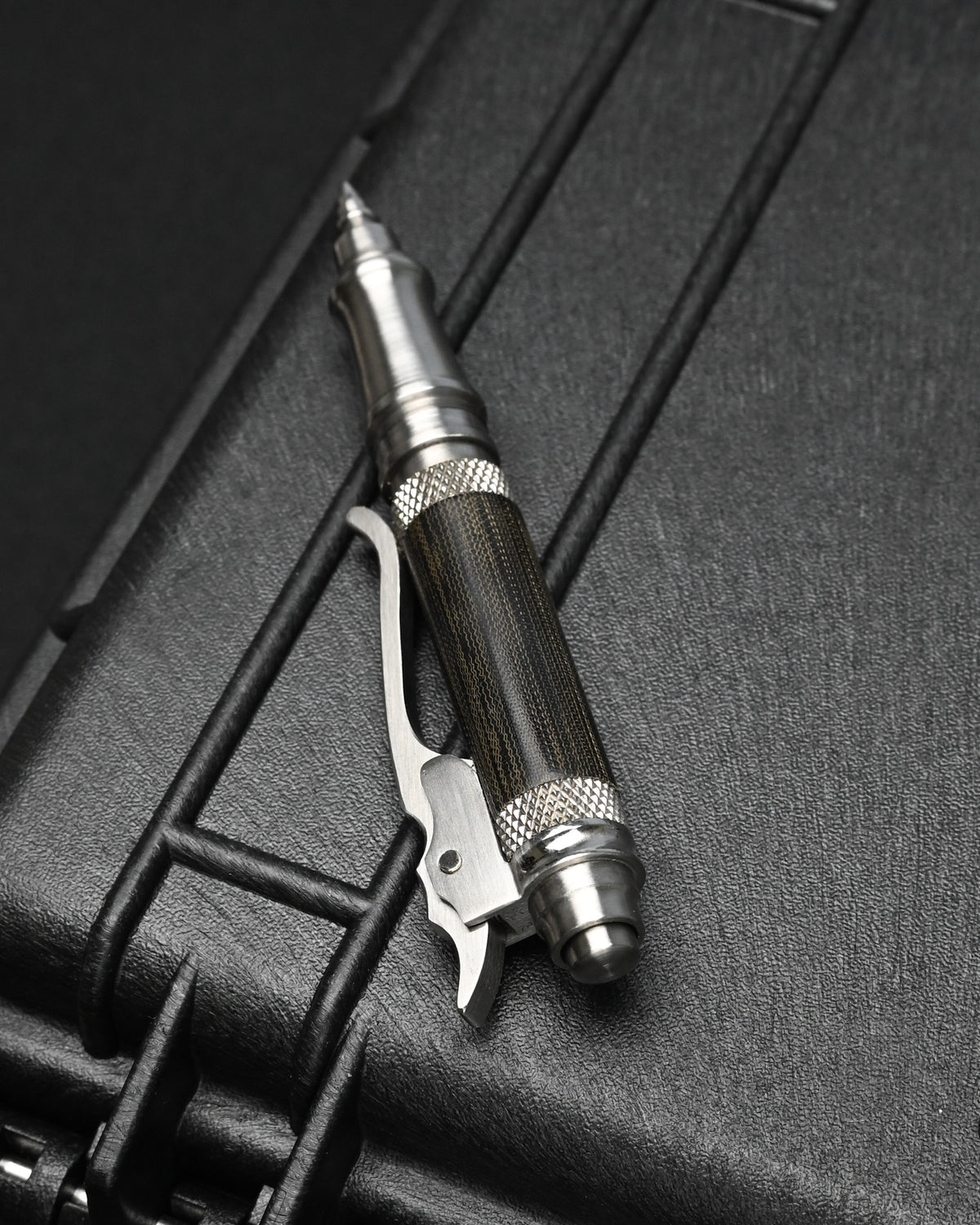 Hidetoshi Nakayama EDC Pen | Stainless Steel & Black Micarta