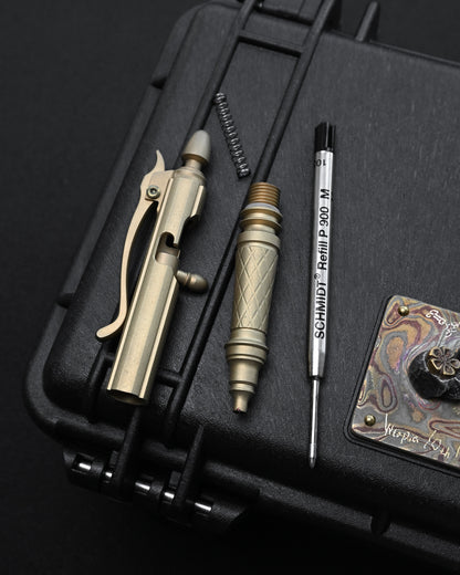 Hidetoshi Nakayama Limited Edition Bronze EDC Custom Ballpoint Pen – SCHMIDT P900