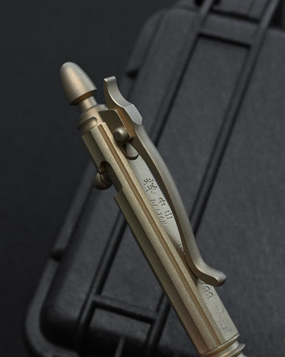 Hidetoshi Nakayama Limited Edition Bronze EDC Custom Ballpoint Pen – SCHMIDT P900