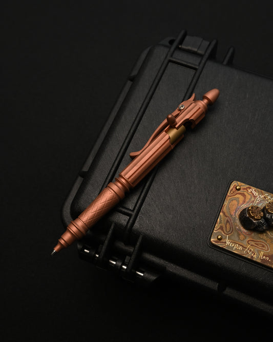中山英俊デザイン カッパー 限定 EDC カスタムボールペン｜SCHMIDT P900