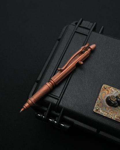 Hidetoshi Nakayama Limited Edition Copper EDC Custom Ballpoint Pen – SCHMIDT P900