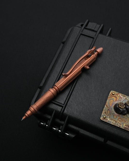 中山英俊デザイン カッパー 限定 EDC カスタムボールペン｜SCHMIDT P900