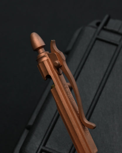 Hidetoshi Nakayama Limited Edition Copper EDC Custom Ballpoint Pen – SCHMIDT P900