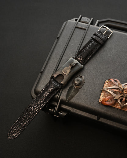 中山英俊 メカニカル Mini EDC カスタムナイフ ATS34 SUS303ステンレス