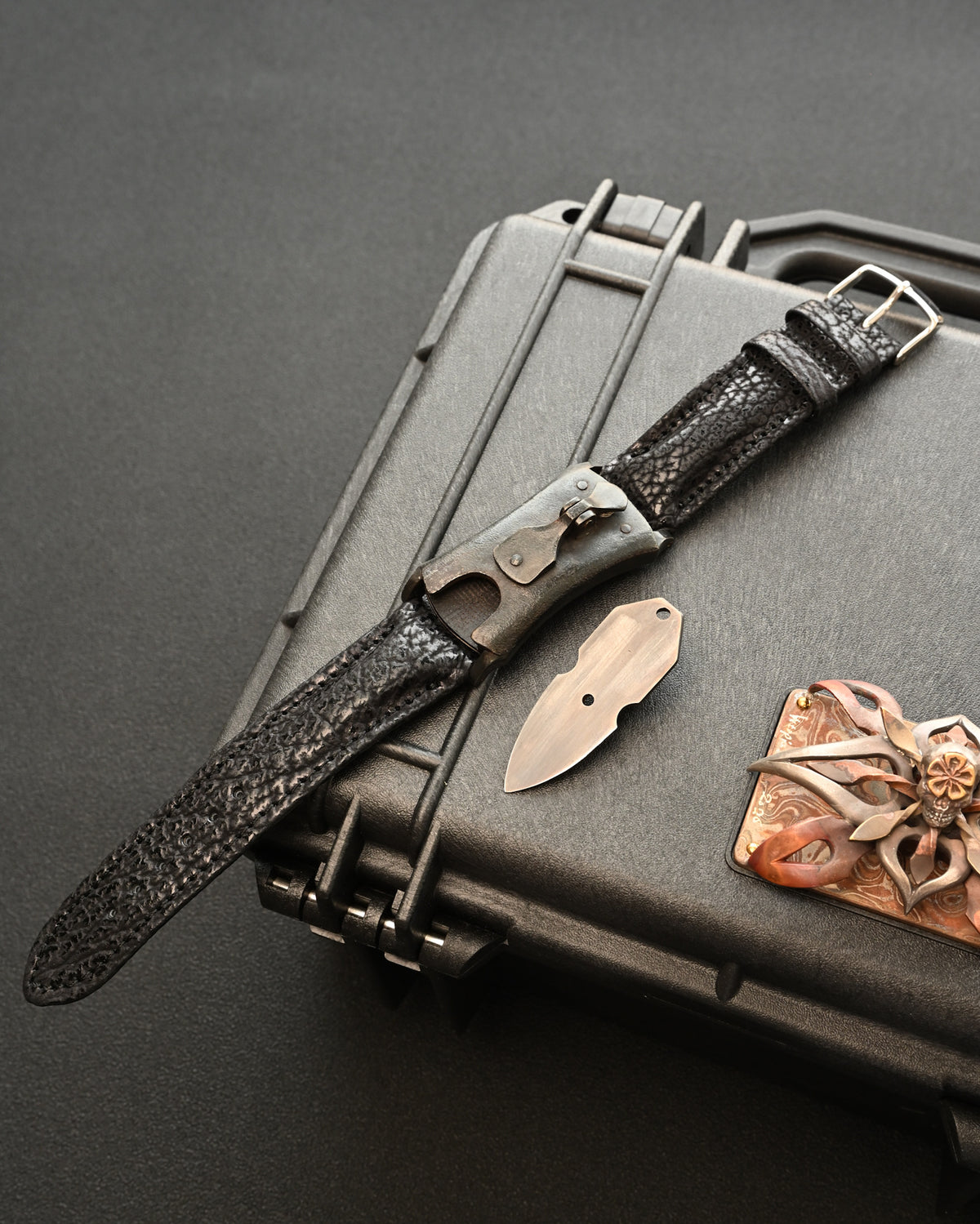 Hidetoshi Nakayama Mechanical Mini Custom EDC Knife – ATS34 / SUS303 Stainless Steel