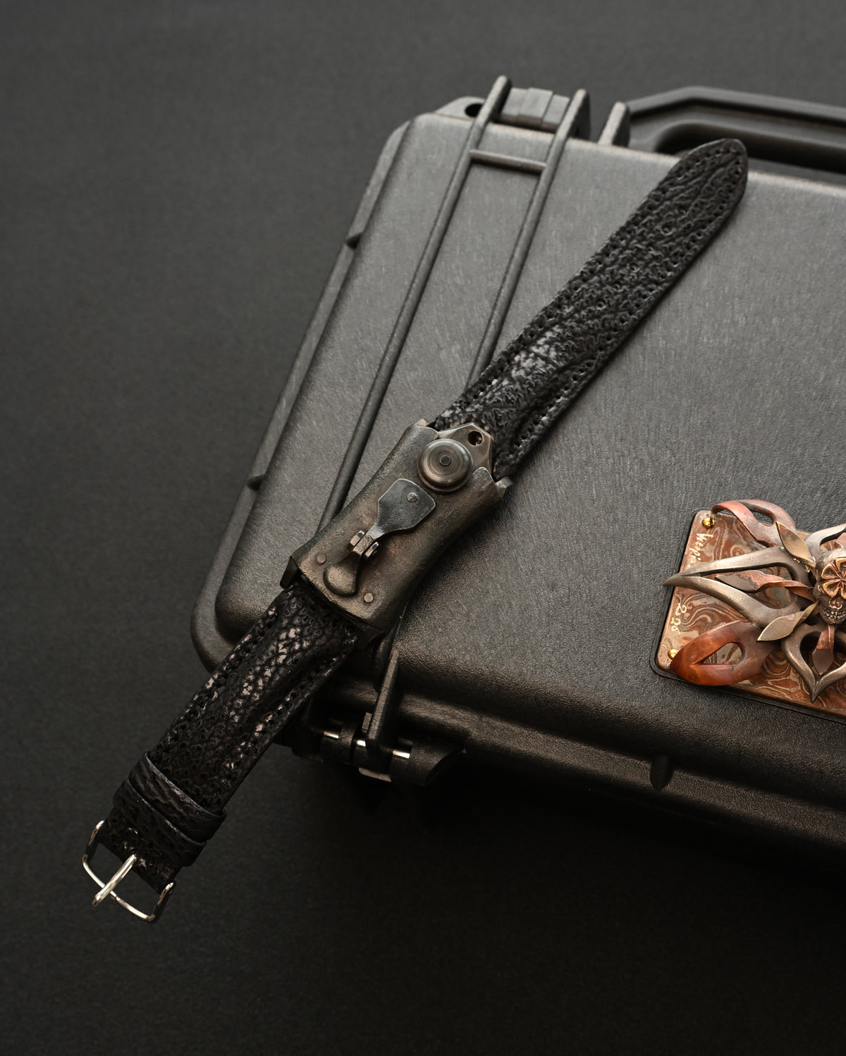Hidetoshi Nakayama Mechanical Mini Custom EDC Knife – ATS34 / SUS303 Stainless Steel