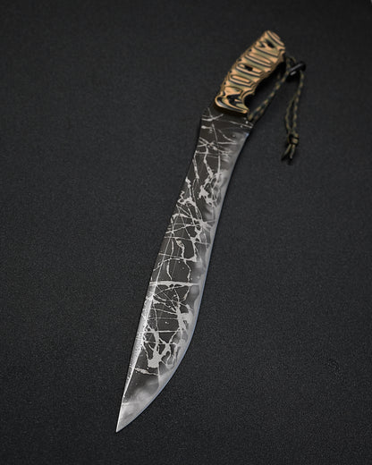 Extremely Rare KIKUKNIVES Anaconda by Kikuo Matsuda – OU-31 Steel, Laminated G10 Handle