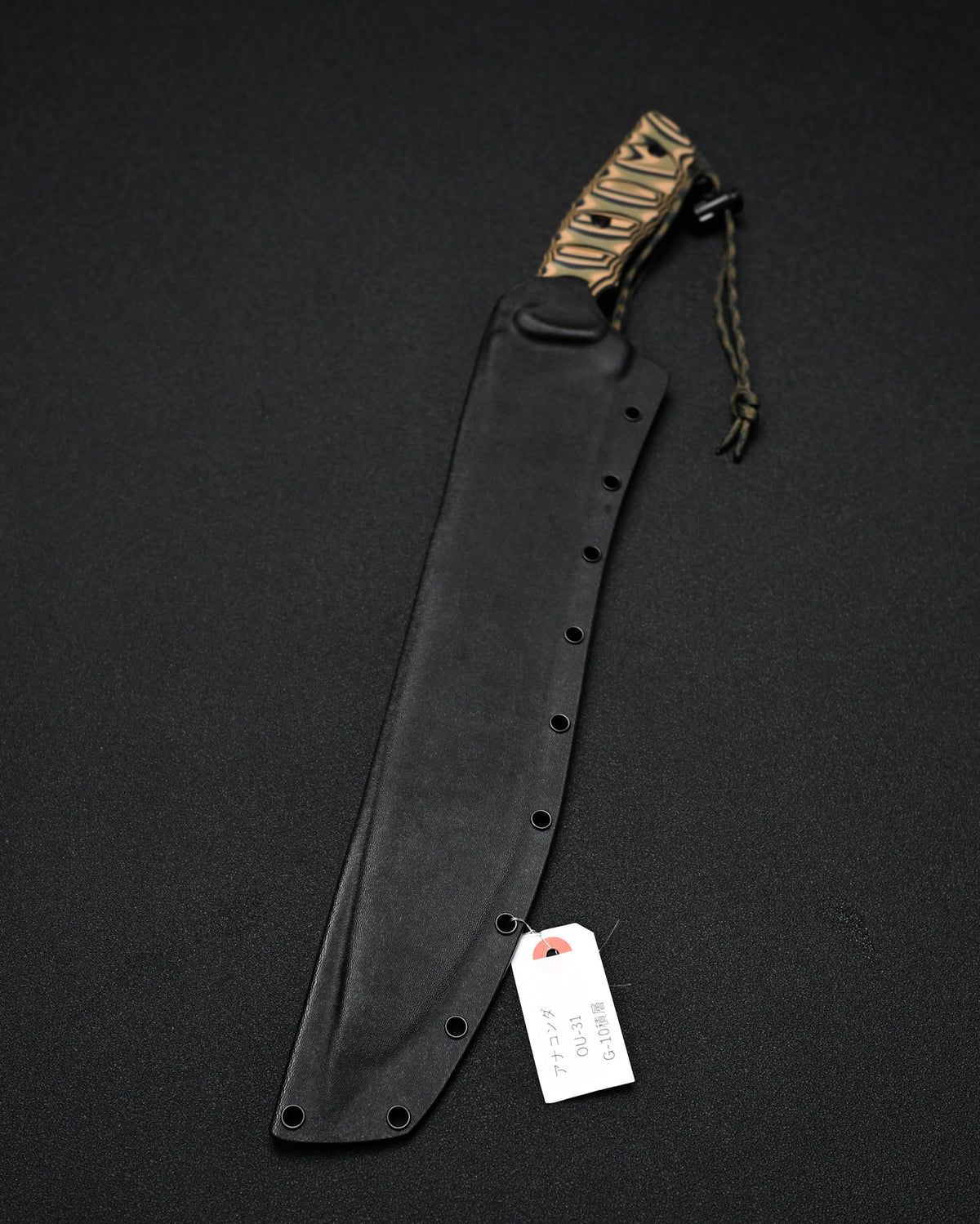 Extremely Rare KIKUKNIVES Anaconda by Kikuo Matsuda – OU-31 Steel, Laminated G10 Handle