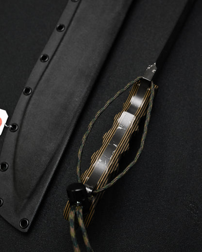 Extremely Rare KIKUKNIVES Anaconda by Kikuo Matsuda – OU-31 Steel, Laminated G10 Handle