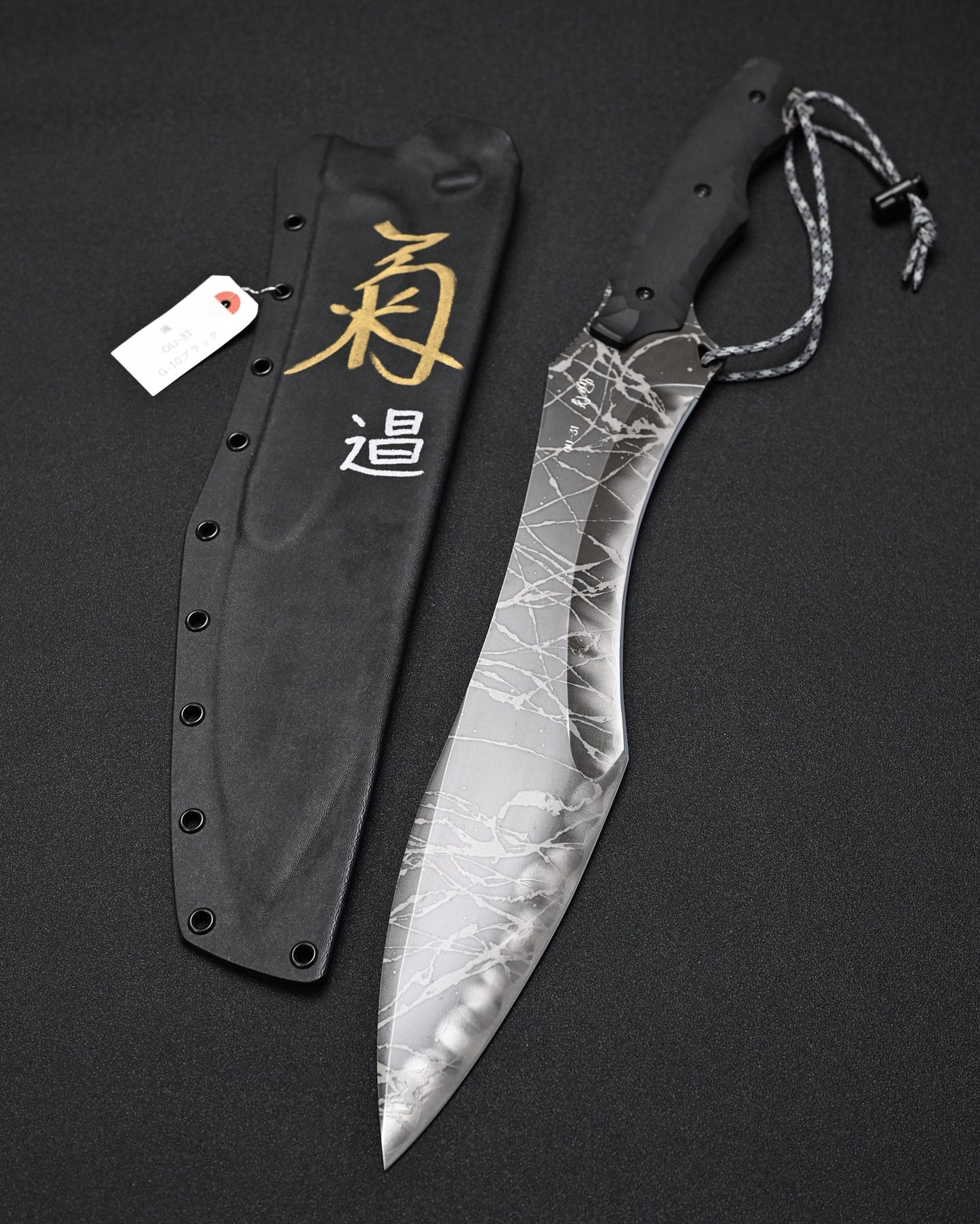 極めて希少 KIKU KNIVES 松田菊男 × 松田昌之 親子継承モデル 颯-HAYATE｜OU-31 ブラックG10
