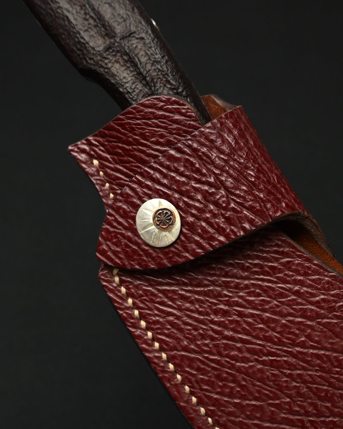Rare Masataka Fukuda × Wtopia × Sunizumi Custom Knife – SG2 Damascus-Layered Steel / Rosewood / Bronze & Nickel Silver / Mammoth Ivory