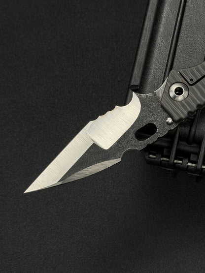 希少 Mick Strider Knives Custom SMF – Nightmare Grind MagnaCut / フル・フレイムチタン