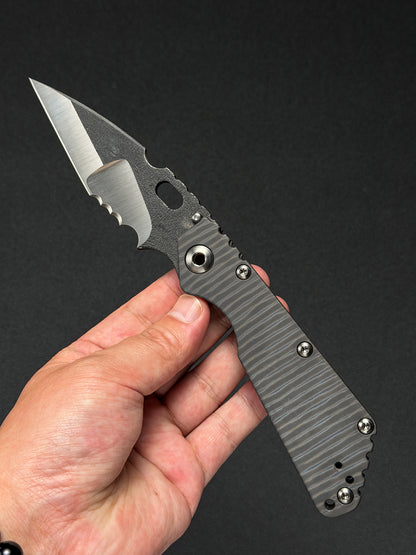 希少 Mick Strider Knives Custom SMF – Nightmare Grind MagnaCut / フル・フレイムチタン