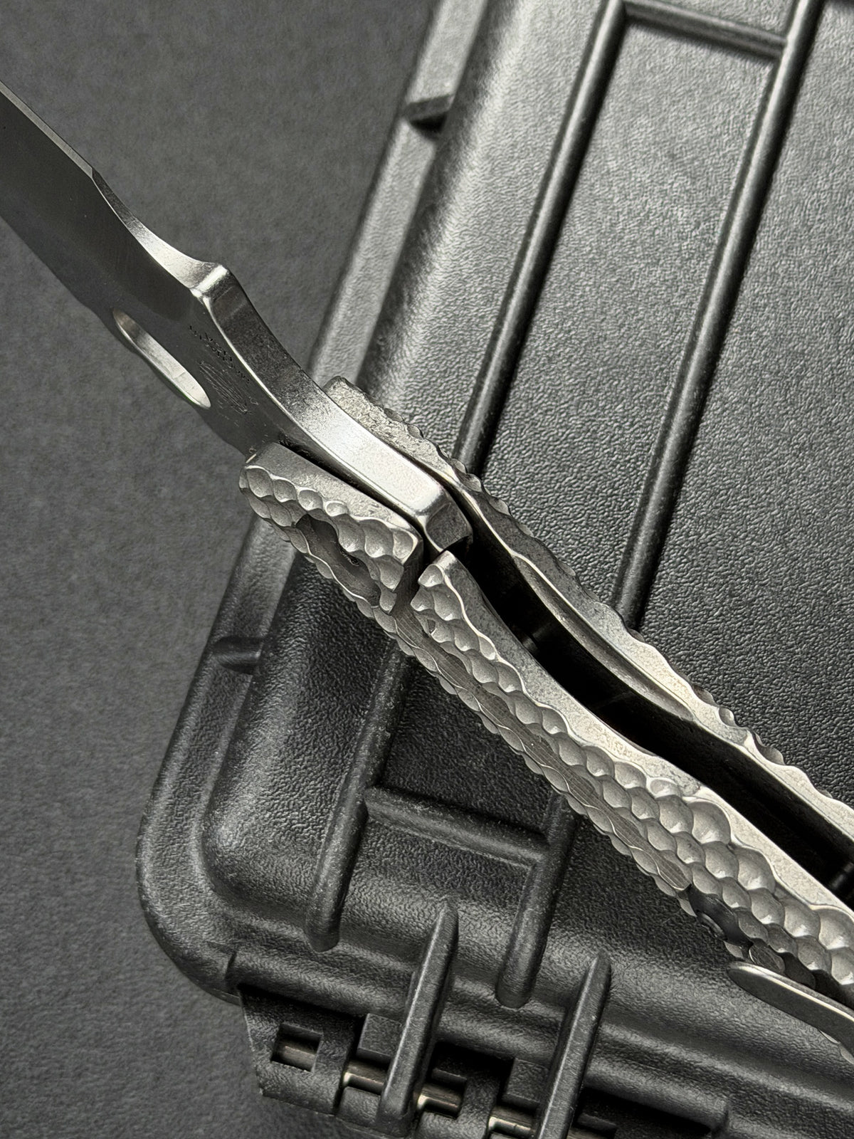 Mick Strider Knives XL Hand Ground Full Ti DGG MagnaCut フォールディングナイフ
