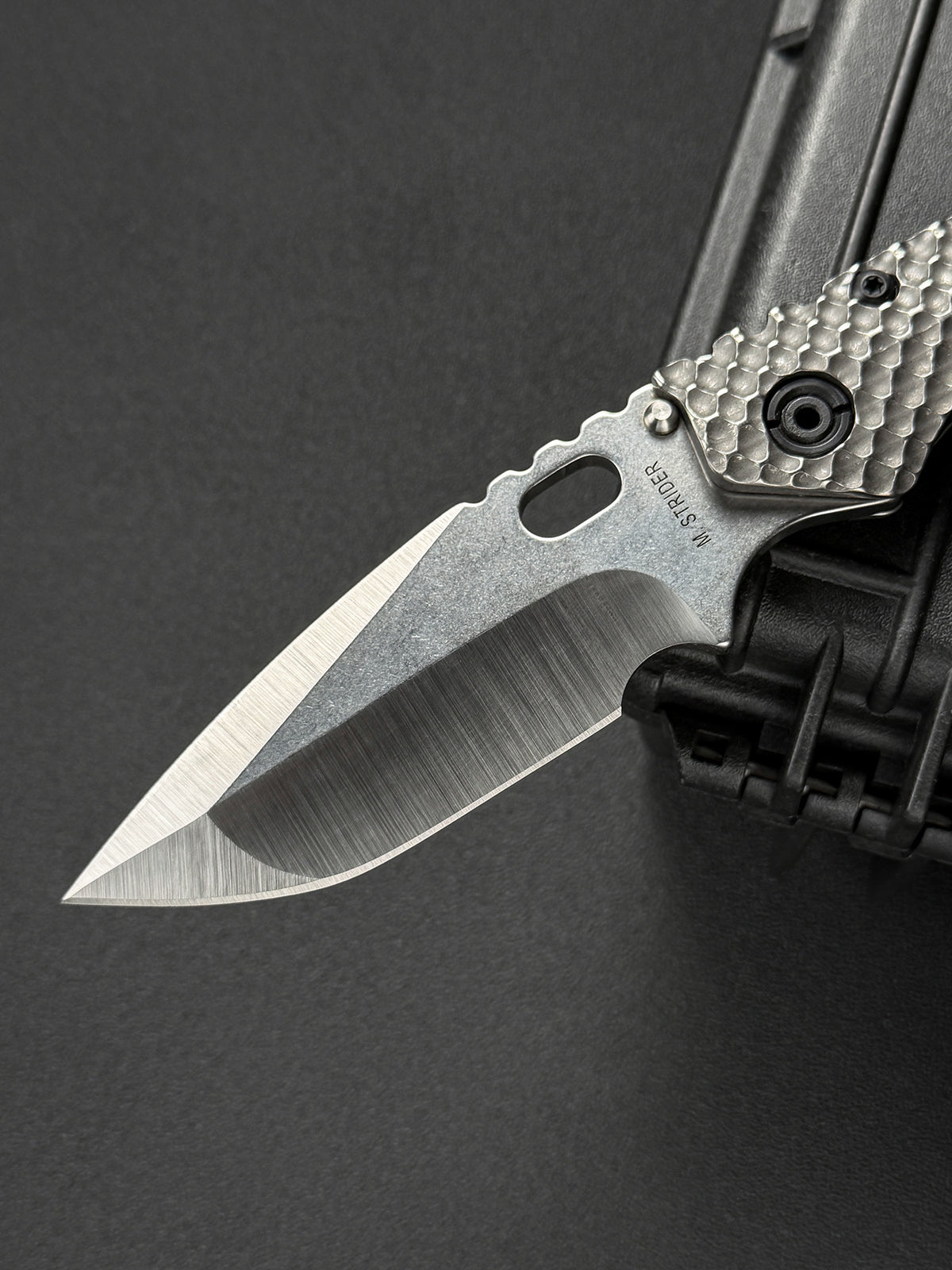 Mick Strider Knives XL Hand Ground Full Ti DGG MagnaCut フォールディングナイフ
