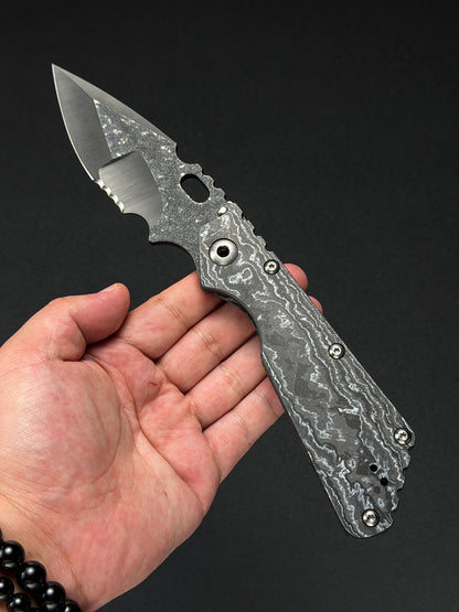 ONE-OFF Mick Strider Knives XL White CarboTi CTS-XHP カスタムナイフ