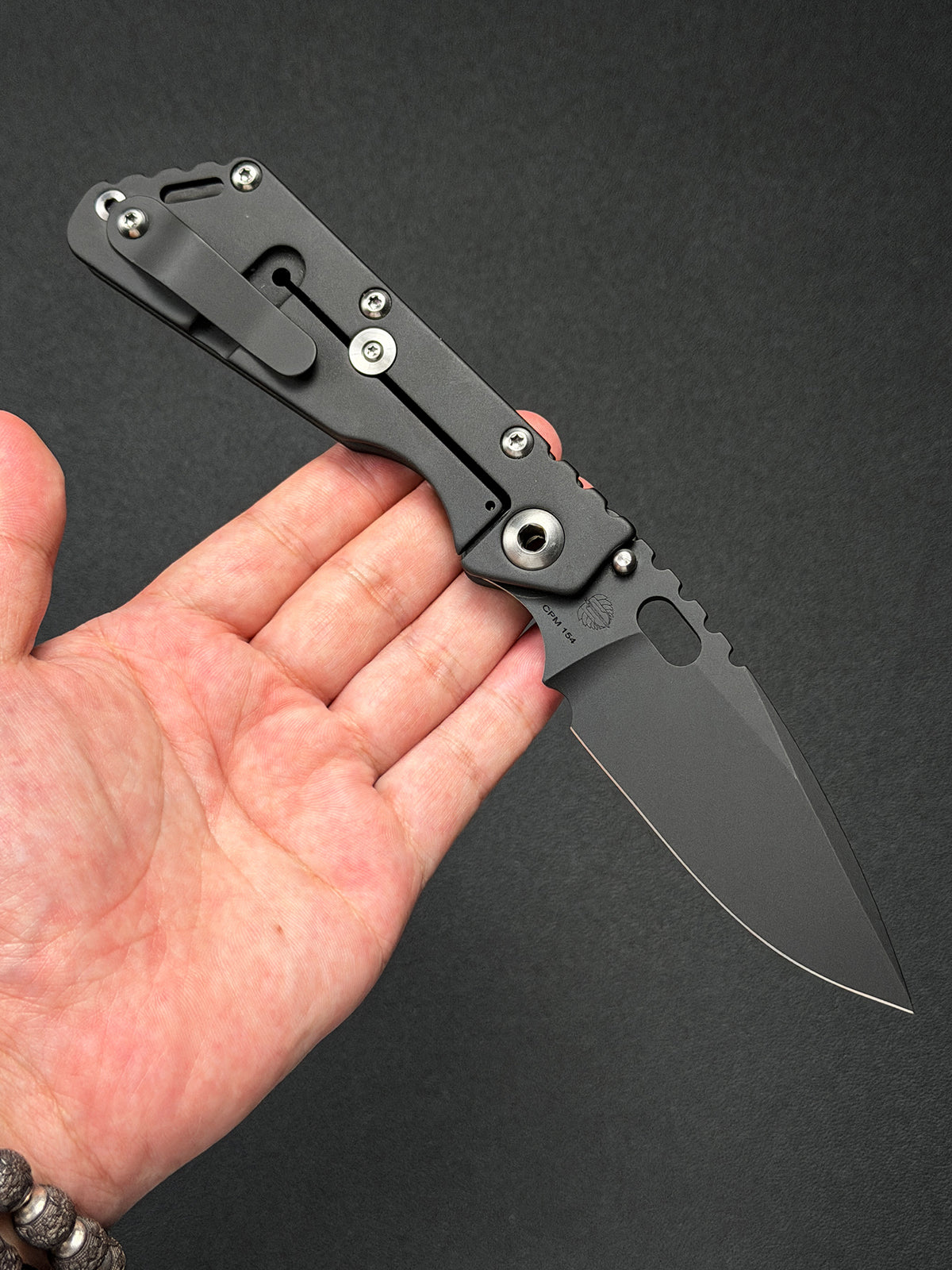 Mick Strider Knives Performance SMF Full Titanium – PVD Black / CPM-154