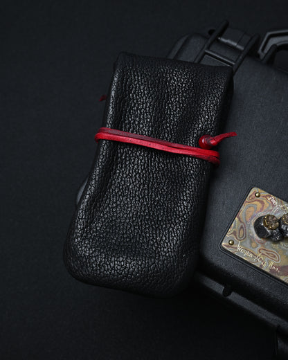 Rare ONE-OFF Hidetoshi Nakayama × Wtopia × Sunizumi Custom Copper EDC Pen with Silver Skull & Floral Details – Rare Leather Case