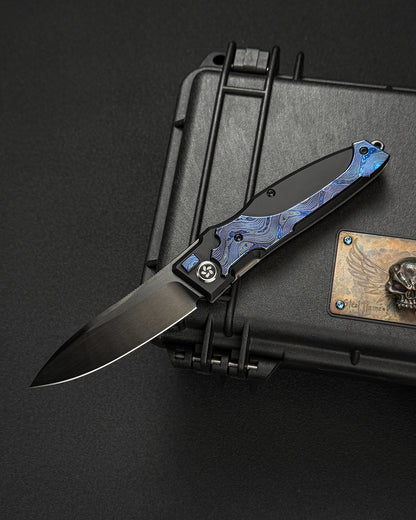 Nemoto Knives Tomoyuki Nemoto Custom Folder – ZDP-189 DLC & Zirconium Damascus