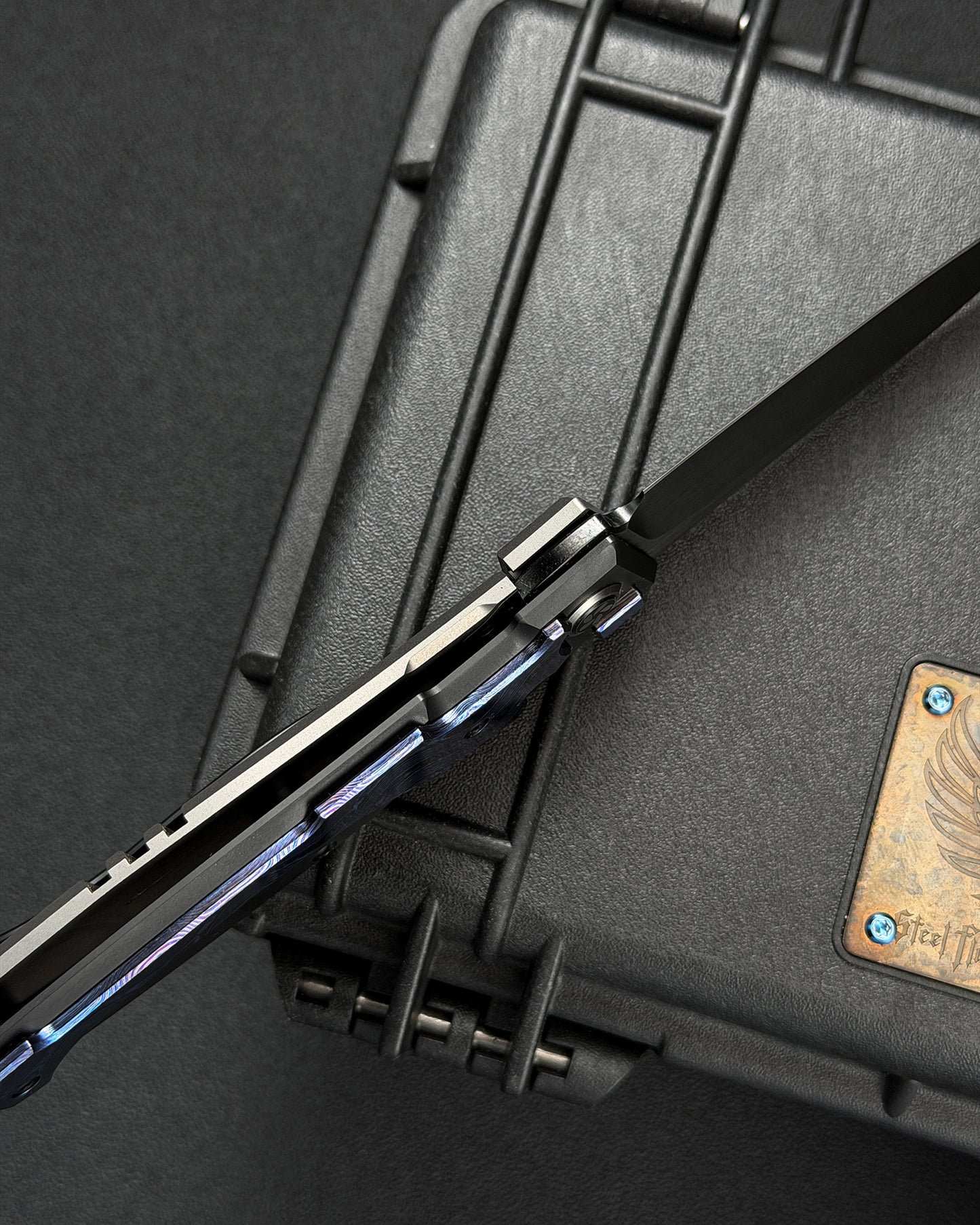 Nemoto Knives Tomoyuki Nemoto Custom Folder – ZDP-189 DLC & Zirconium Damascus