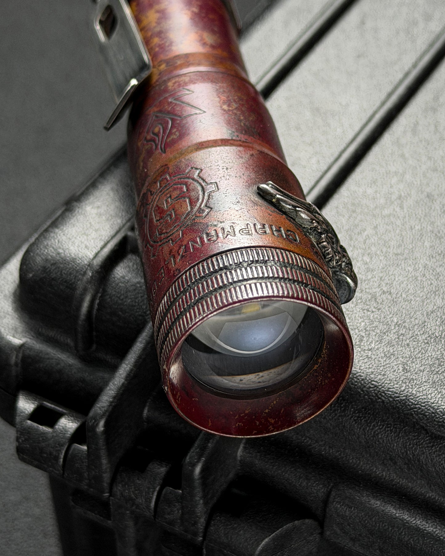 Rare ONE-OFF Starlingear × LENSLIGHT Copper & Silver EDC Flashlight