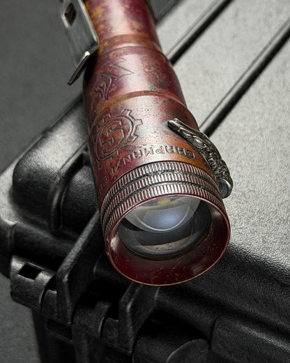 Rare ONE-OFF Starlingear × LENSLIGHT Copper & Silver EDC Flashlight