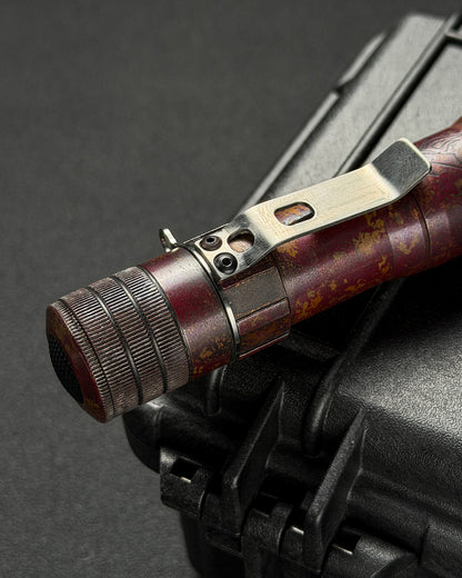 Rare ONE-OFF Starlingear × LENSLIGHT Copper & Silver EDC Flashlight