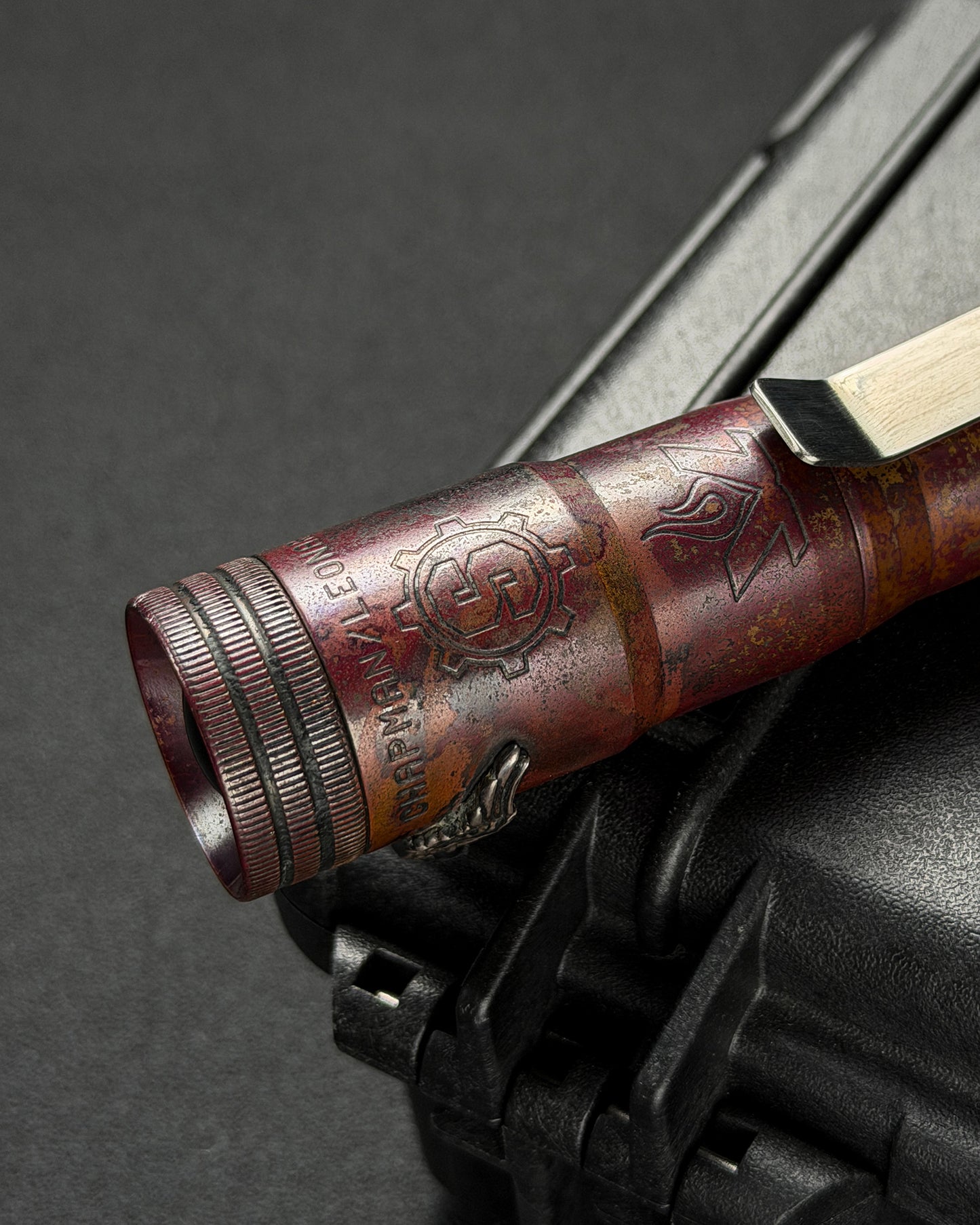 Rare ONE-OFF Starlingear × LENSLIGHT Copper & Silver EDC Flashlight