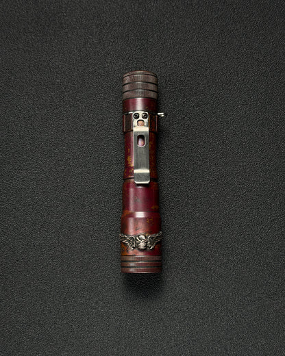 Rare ONE-OFF Starlingear × LENSLIGHT Copper & Silver EDC Flashlight