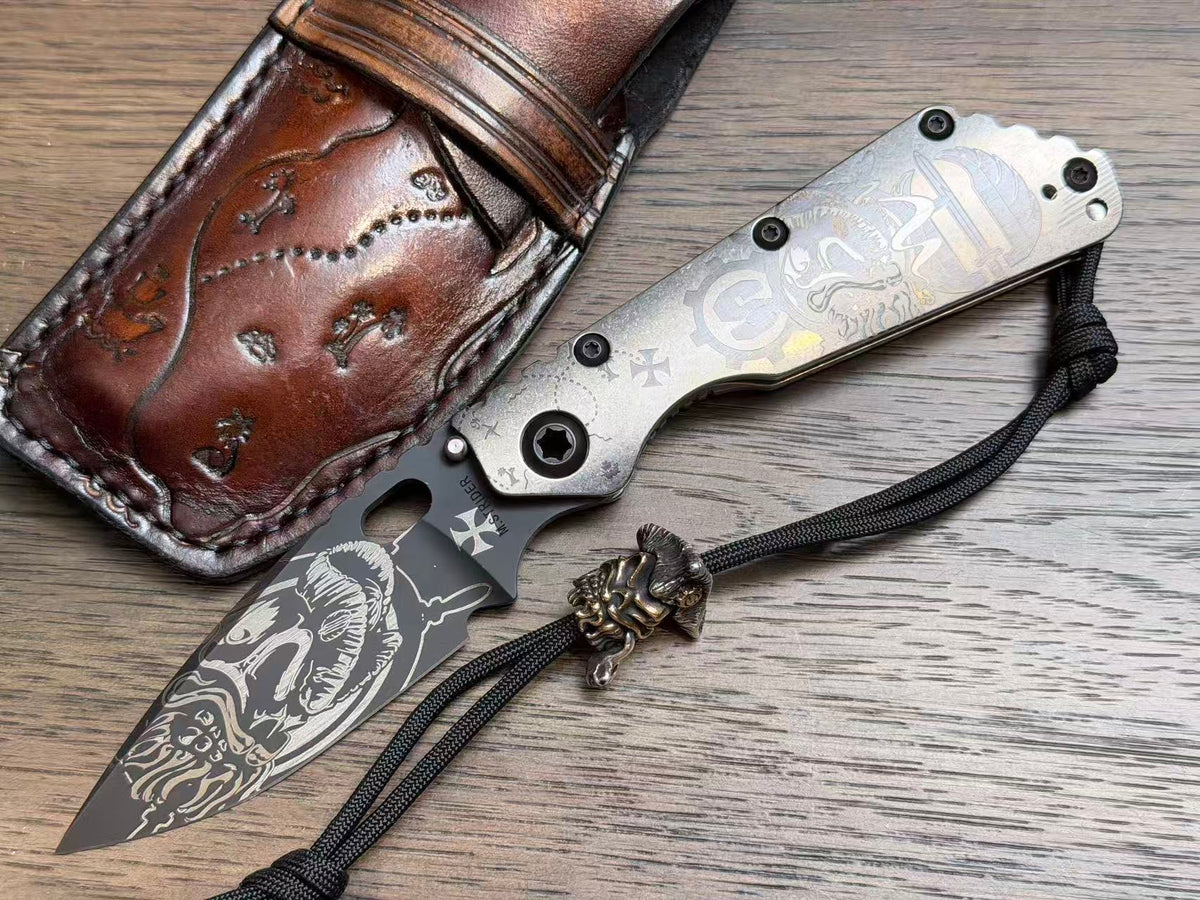 2026 Starlingear × Strider Knives SMF Limited Edition Folding Knife – PD#1 Steel / Full Titanium Handles / Only 13 Made