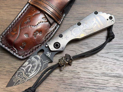 2026 Starlingear × Strider Knives SMF Limited Edition Folding Knife – PD#1 Steel / Full Titanium Handles / Only 13 Made