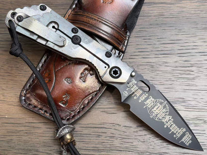 2026 Starlingear × Strider Knives SMF Limited Edition Folding Knife – PD#1 Steel / Full Titanium Handles / Only 13 Made