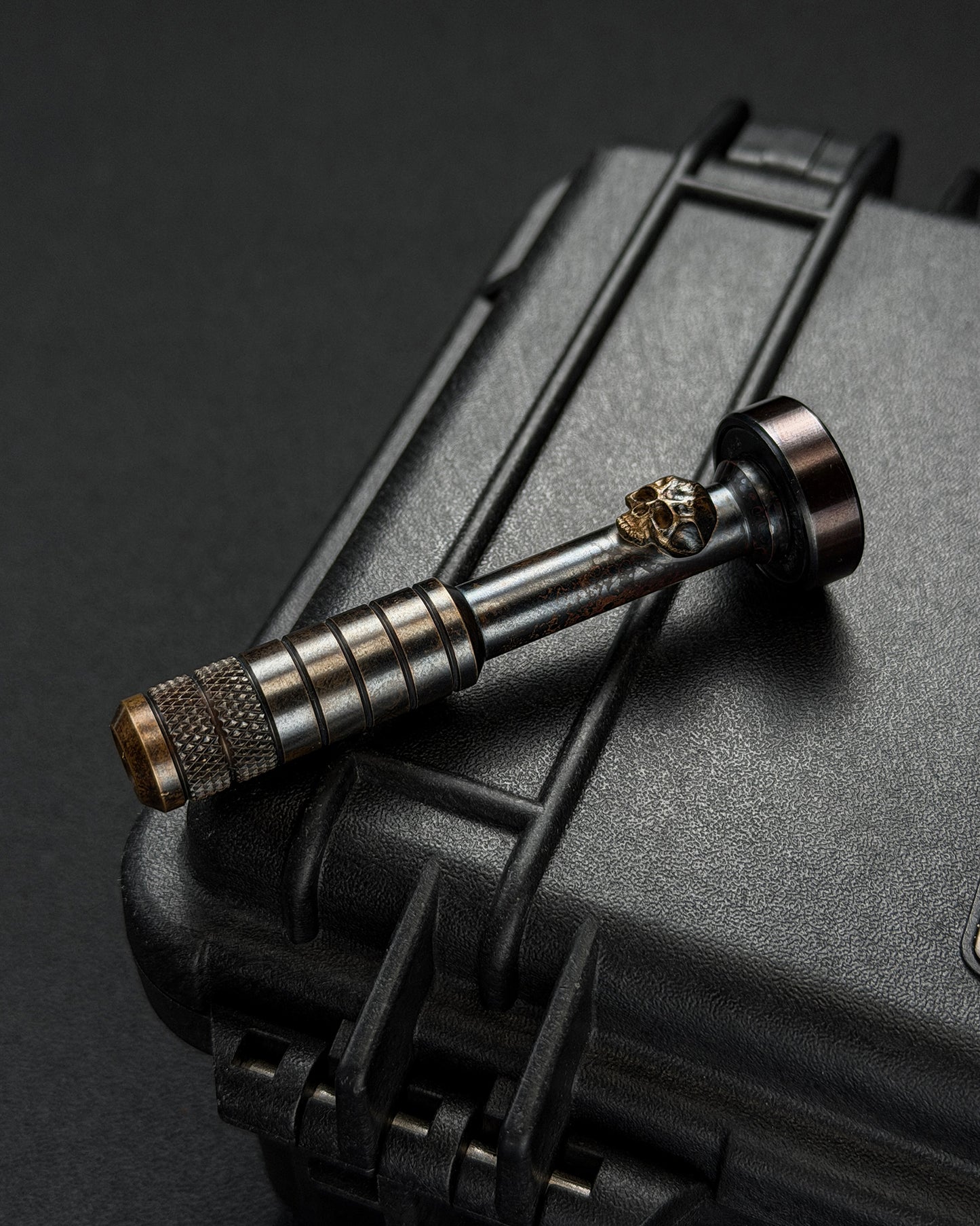 希少・廃番旧モデル STEEL FLAME ブロンズ ウォリアースカル EDC スクリュードライバーツール｜アメリカ製