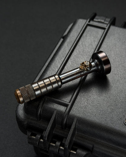 希少・廃番旧モデル STEEL FLAME ブロンズ ウォリアースカル EDC スクリュードライバーツール｜アメリカ製