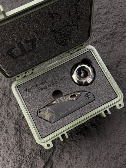 希少・廃番 Strider Knives × Blackside Custom SMF “Oderint Dum Metuant” 限定コレクターセット