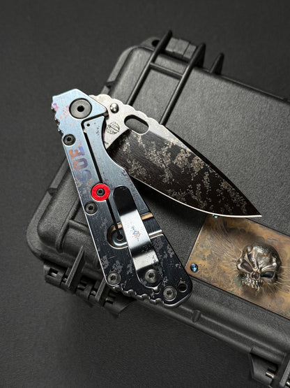 超希少 Strider Knives × SOE コラボ SMF CTS-XHP｜レーザー・デジタルカモ｜USA製