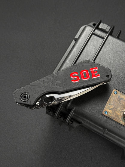 超希少 Strider Knives × SOE コラボ SMF CTS-XHP｜レーザー・デジタルカモ｜USA製