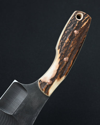 Ultra-Rare ONE-OFF SUNIZUMI KNIVES “Brown Bear” – Seki Knife Show Exclusive / ATS-34 Layered Steel / 7mm Thick Bowie Knife