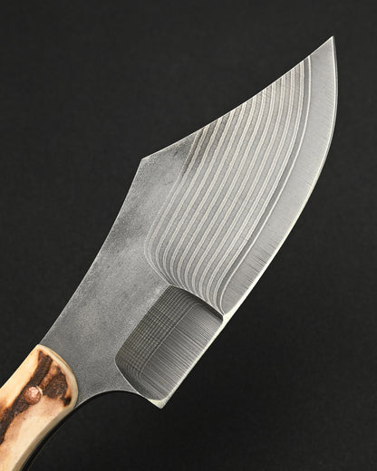 Ultra-Rare ONE-OFF SUNIZUMI KNIVES “Brown Bear” – Seki Knife Show Exclusive / ATS-34 Layered Steel / 7mm Thick Bowie Knife