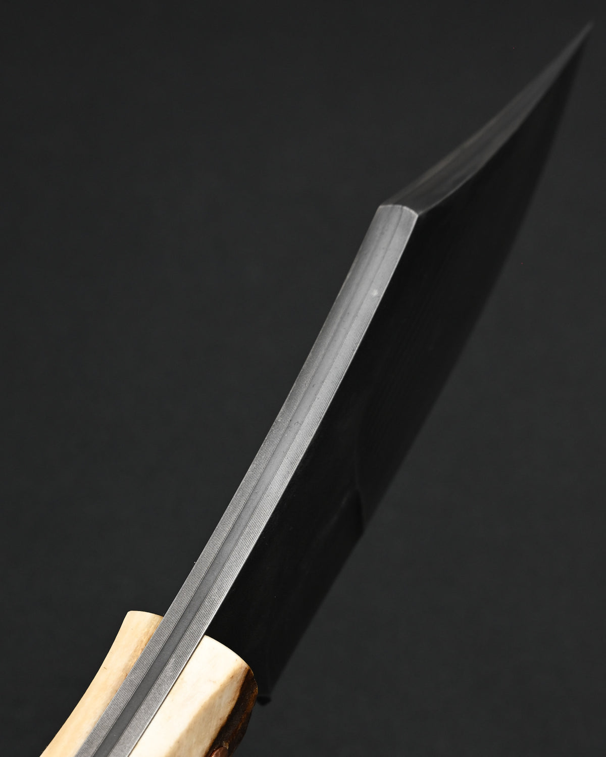 Ultra-Rare ONE-OFF SUNIZUMI KNIVES “Brown Bear” – Seki Knife Show Exclusive / ATS-34 Layered Steel / 7mm Thick Bowie Knife