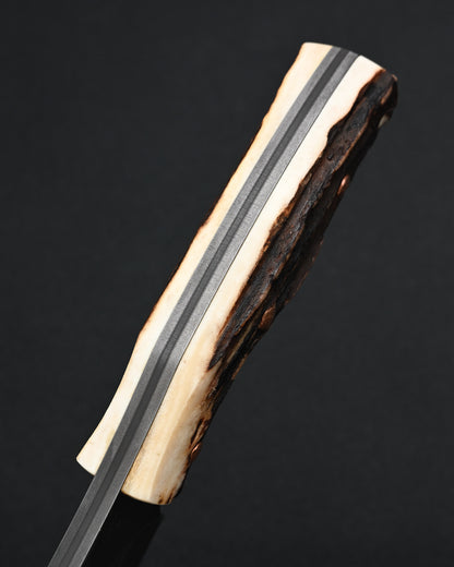 Ultra-Rare ONE-OFF SUNIZUMI KNIVES “Brown Bear” – Seki Knife Show Exclusive / ATS-34 Layered Steel / 7mm Thick Bowie Knife