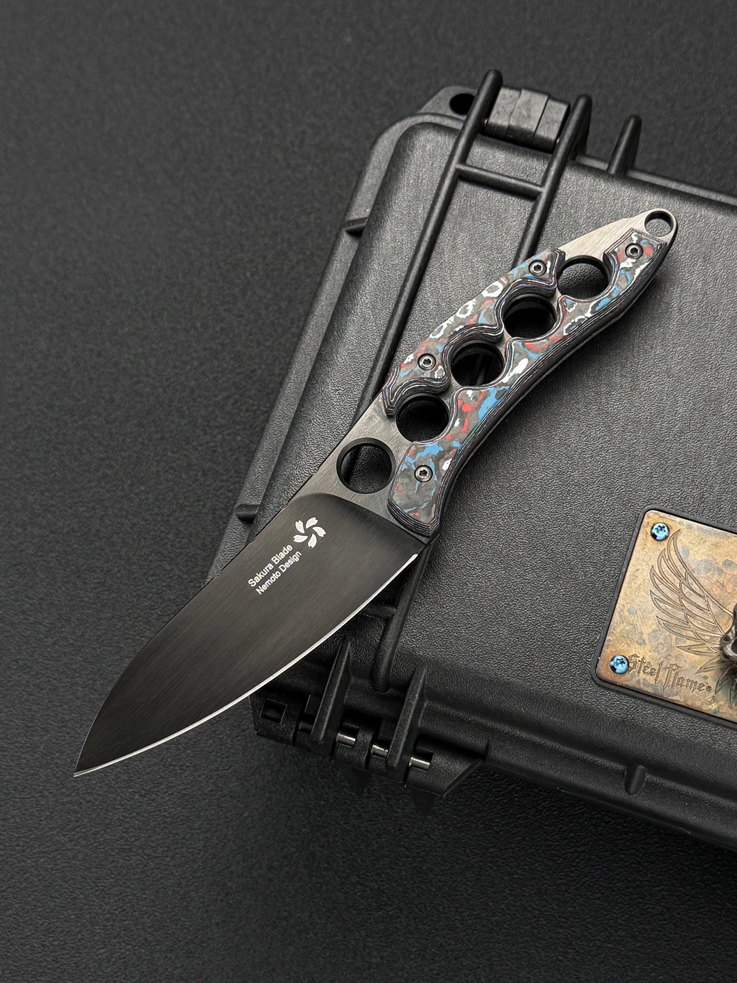 Tomoyuki Nemoto ZDP-189 DLC Ceramic Carbon Fiber EDC Fixed Blade