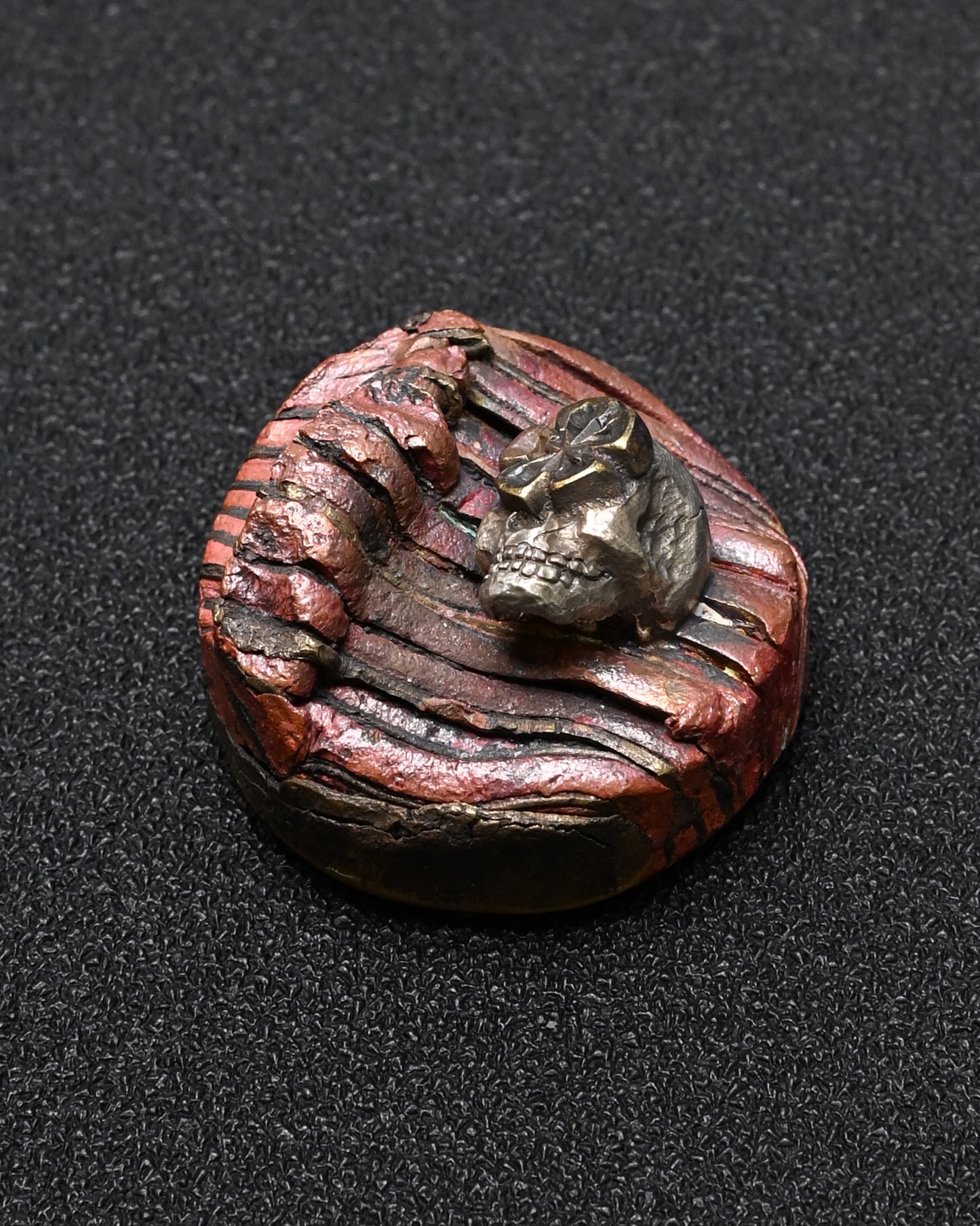 Rare ONE-OFF Wtopia 10th Anniversary × Sunizumi Shoten Mokume Gane EDC Worry Stone