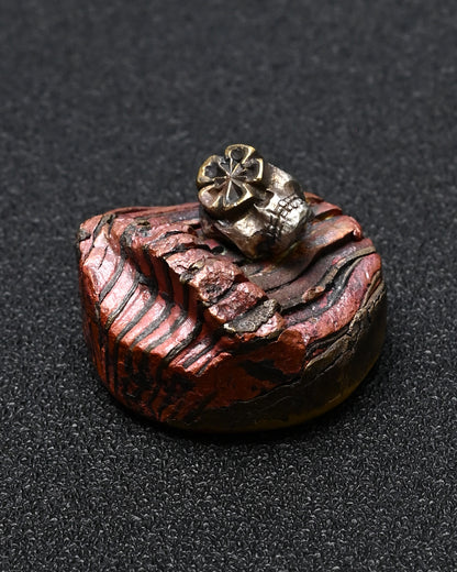 Rare ONE-OFF Wtopia 10th Anniversary × Sunizumi Shoten Mokume Gane EDC Worry Stone