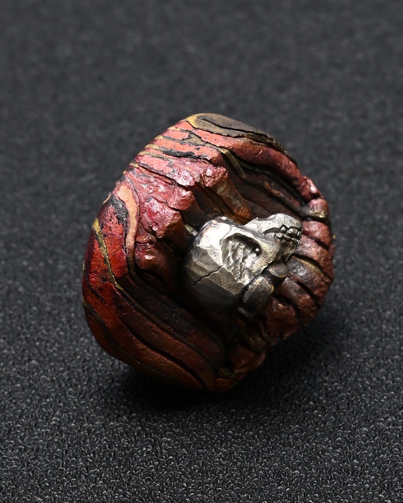 Rare ONE-OFF Wtopia 10th Anniversary × Sunizumi Shoten Mokume Gane EDC Worry Stone